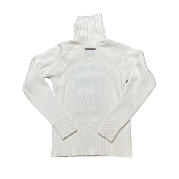 ALPS & METERS Ski Race Knit Monarch Sweater Cream Gray Size Medium - Picture 2 of 8